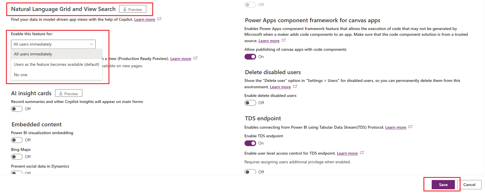 Optimize downloaded data with Offline Table Column Selection